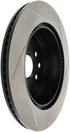 StopTech 13-14 Lexus GS300/350/400/430 Slotted Sport Rear Right Brake Rotor - Striker Modified