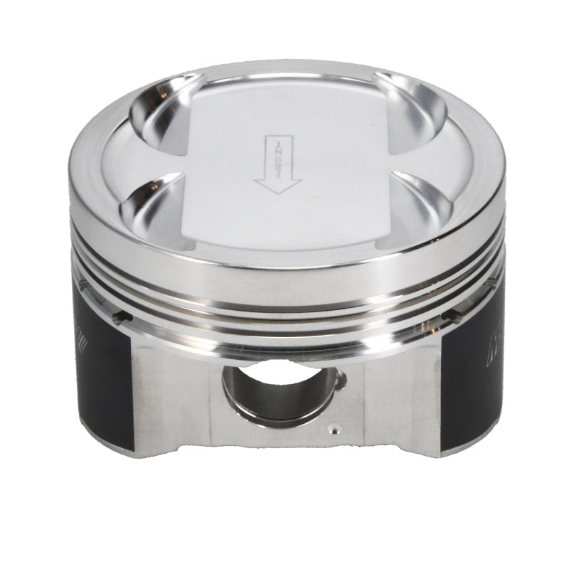 Manley 03-06 Evo 8/9 (7 Bolt 4G63T) 85.5mm +0.5mm Over Bore 8.5:1 Dish Pistons w/ Rings - Striker Modified
