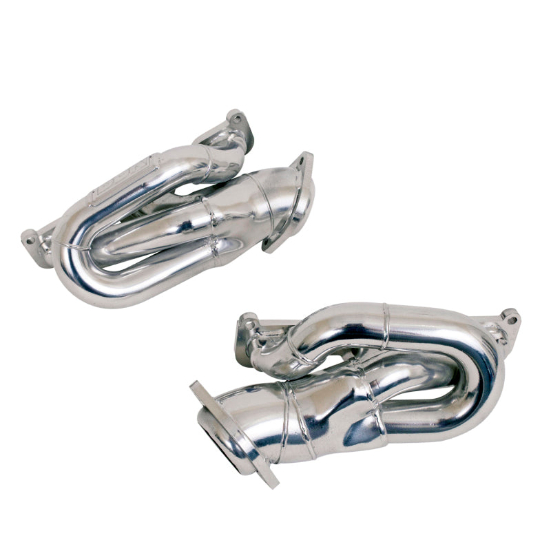 BBK 11-15 Mustang 3.7 V6 Shorty Tuned Length Exhaust Headers - 1-5/8 Silver Ceramic - Striker Modified