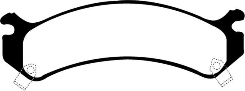 EBC 02 Chevrolet Avalanche 8.1 (2500) Greenstuff Front Brake Pads - Striker Modified