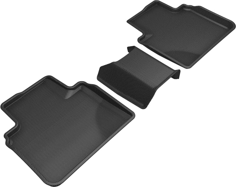 3D MAXpider 2018-2020 Honda Accord Kagu 2nd Row Floormats - Black - Striker Modified