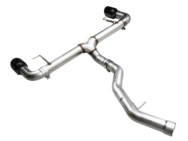 AWE 19-23 BMW 330i / 21-23 BMW 430i Base G2X Track Edition Axle Back Exhaust - Diamond Black - Striker Modified