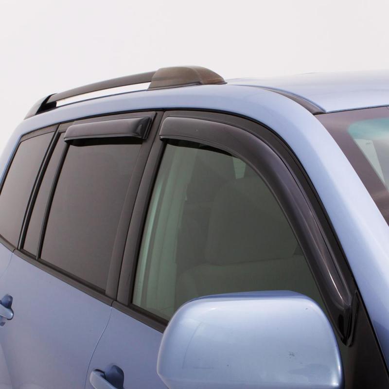 AVS 97-04 Mitsubishi Montero Sport Ventvisor Outside Mount Window Deflectors 4pc - Smoke - Striker Modified