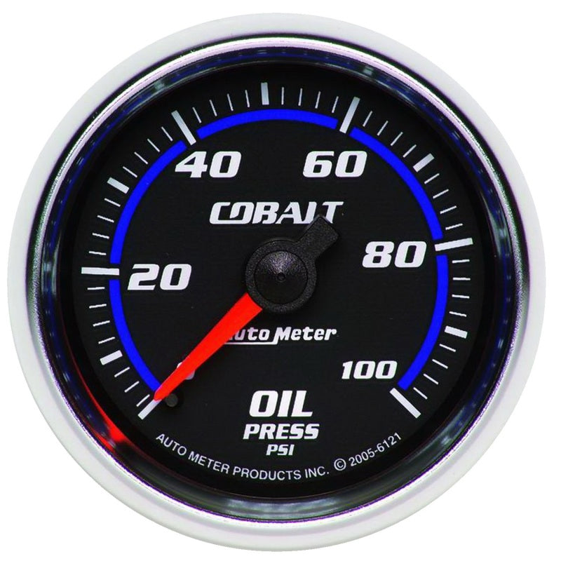 Autometer Cobalt 52mm 100 PSI Mechanical Oil Pressure Gauge - Striker Modified