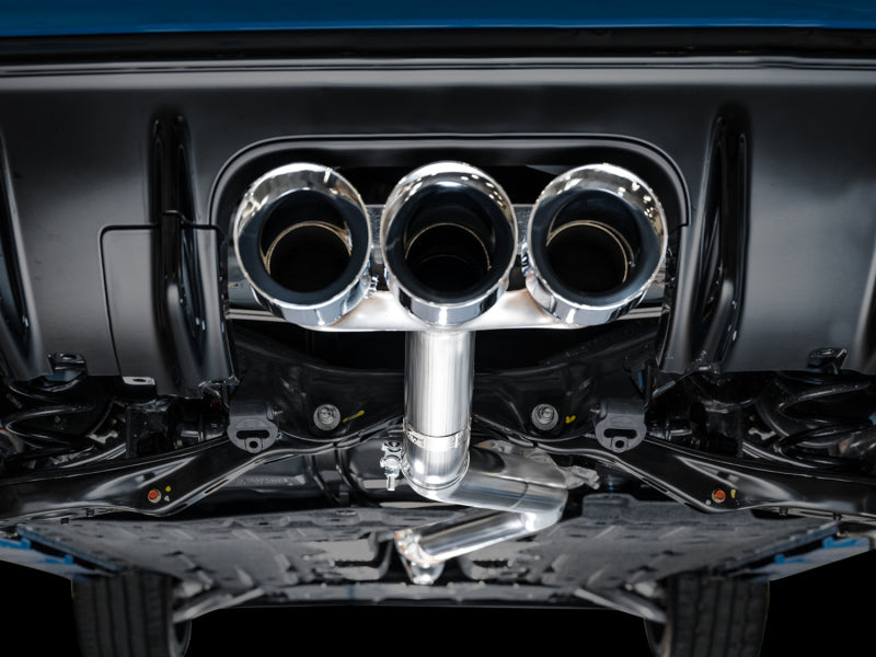 AWE Tuning 2023 Honda Civic Type R FL5 Track Edition Exhaust w/ Triple Chrome Silver Tips - Striker Modified
