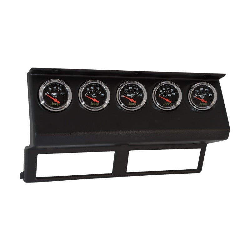 Autometer 87-96 Jeep Wrangler YJ 7pc Direct-Fit Dash Gauge Kit - Striker Modified