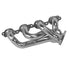 BBK 14-18 GM Truck 5.3/6.2 1 3/4in Shorty Tuned Length Headers - Polished Silver Ceramic - Striker Modified