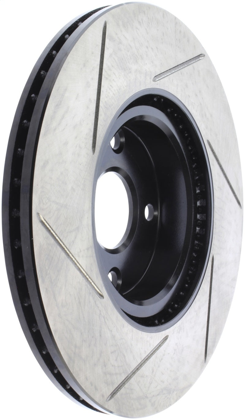 StopTech 16-17 Mazda MX-5 Front Driver Side Slotted Sport Brake Rotor - Striker Modified