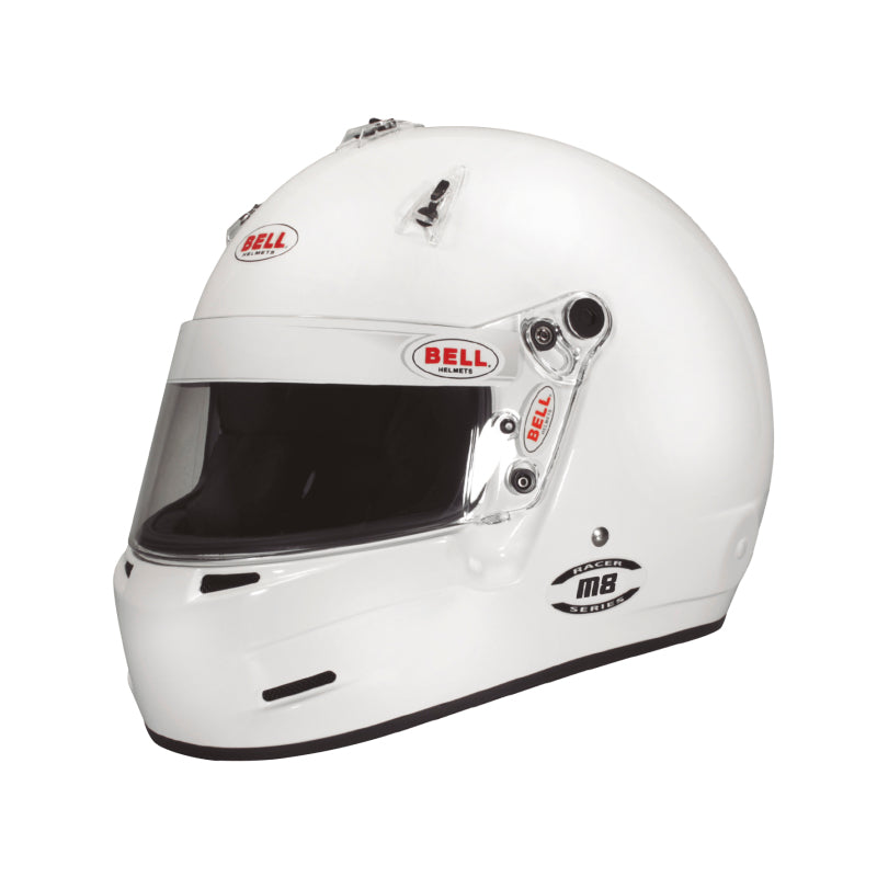 Bell M8 SA2020 V15 Brus Helmet - Size 58-59 (White) - Striker Modified