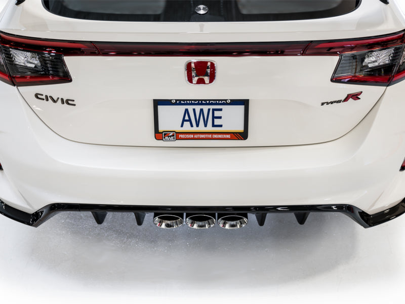 AWE Tuning 2023 Honda Civic Type R FL5 Touring Edition Exhaust w/ Triple Chrome Silver Tips - Striker Modified