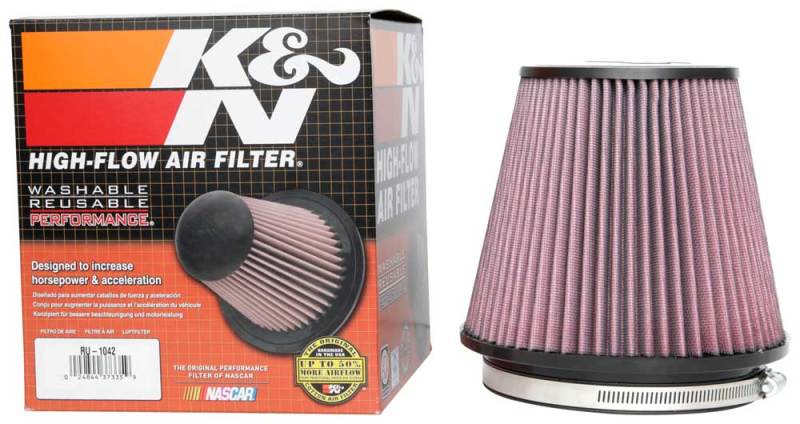 K&N Universal Clamp-On Air Filter 6in FLG / 7-1/2in B / 5in T / 6-1/2in H - Striker Modified