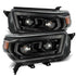 AlphaRex 10-13 Toyota 4Runner PRO-Series Proj Headlights Plank Style Alpha Blk w/Seq Signal/DRL - Striker Modified