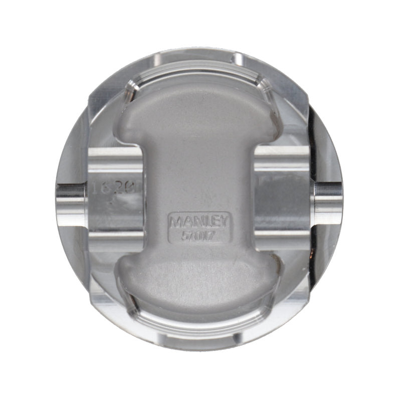 Manley 03-06 Evo 8/9 (7 Bolt 4G63T) 85.5mm +0.5mm Over Bore 8.5:1 Dish Pistons w/ Rings - Striker Modified