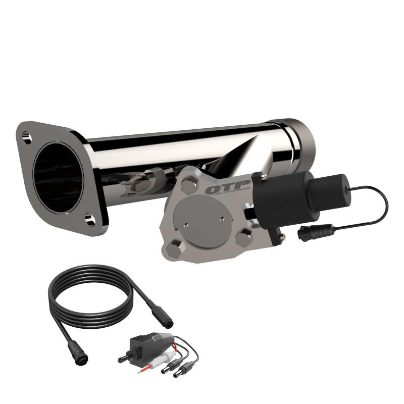 QTP 2019 Ram 1500 3in 304SS Aggressor Cutout Mid Pipe - Striker Modified
