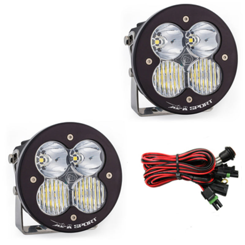 Baja Designs XL R Sport Series Driving Combo Pattern Pair LED Light Pods - Clear - Striker Modified