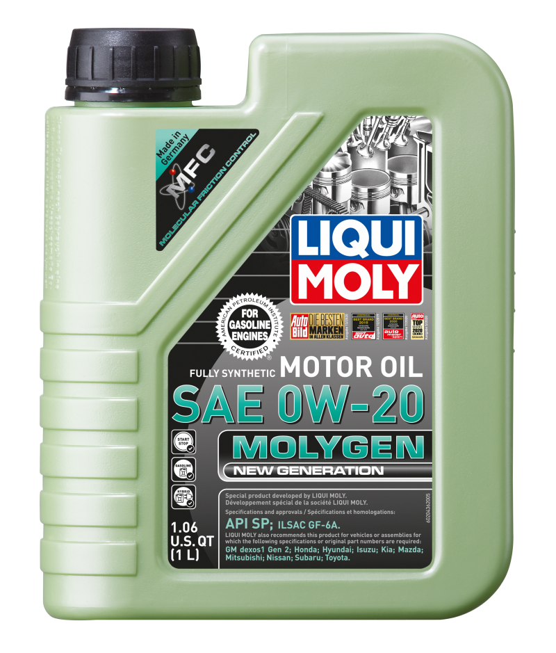 LIQUI MOLY 1L Molygen New Generation Motor Oil SAE 0W20 - Striker Modified