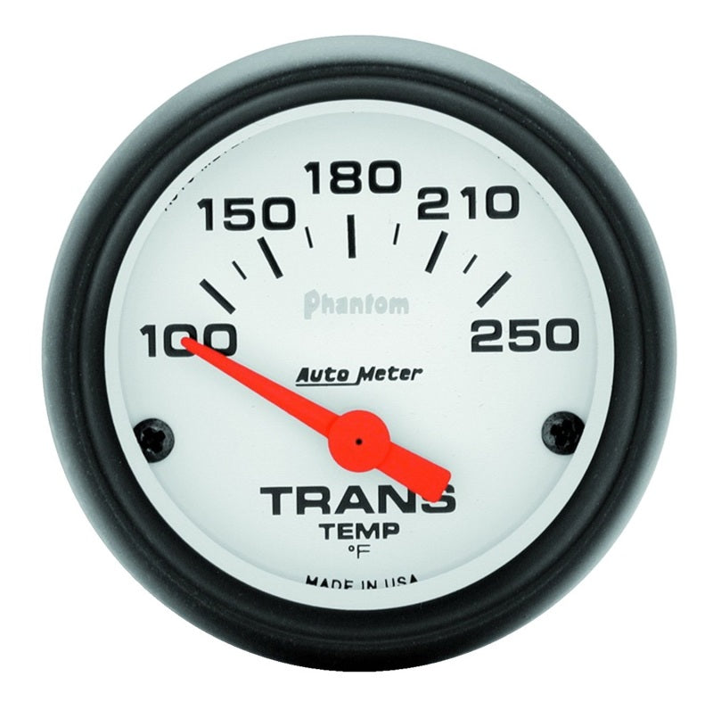 Autometer Phantom 52mm Short Sweep Electronic 100-250 Deg F Transmission Temperature Gauge - Striker Modified
