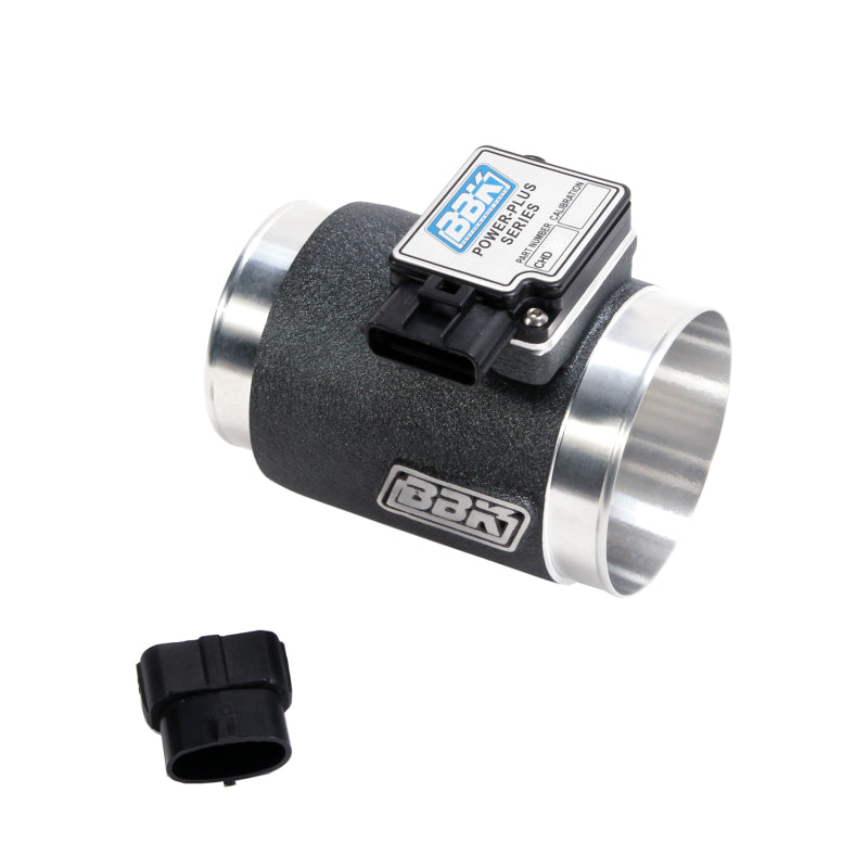 BBK 86-93 Mustang 5.0 Mass Air Meter 76mm 19 lb Inj. Cold Air Calibration - Striker Modified