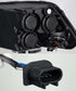 AlphaRex 09-18 Dodge Ram 1500 PRO-Series Projector Headlights Plank Style Alpha Blk w/Seq Signal/DRL - Striker Modified