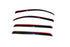 AVS 07-18 Toyota Tundra Crewmax Ventvisor In-Channel Front & Rear Window Deflectors 4pc - Smoke - Striker Modified