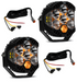 Baja Designs Jeep JL/JT Rubicon Steel Bumper LED Light Kit LP6 w/Upfitter - Striker Modified