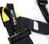 NRG FIA 6pt 2in. Shoulder Belt for HANS Device/ Rotary Cam Lock Buckle/ 3in. Waist Belt - Black - Striker Modified