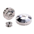 BBK 97-04 Ford F150 Expedition 4.6 5.4 Underdrive Pulley Kit - Lightweight CNC Billet Aluminum (3pc) - Striker Modified