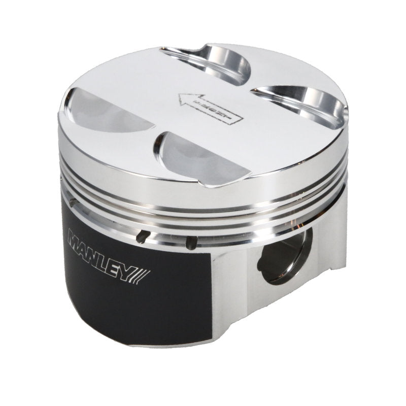 Manley Hyundai Genesis Coupe 2.0L Turbo 86.0mm Standard Bore 9.3:1 Dish Piston Set with Rings - Striker Modified