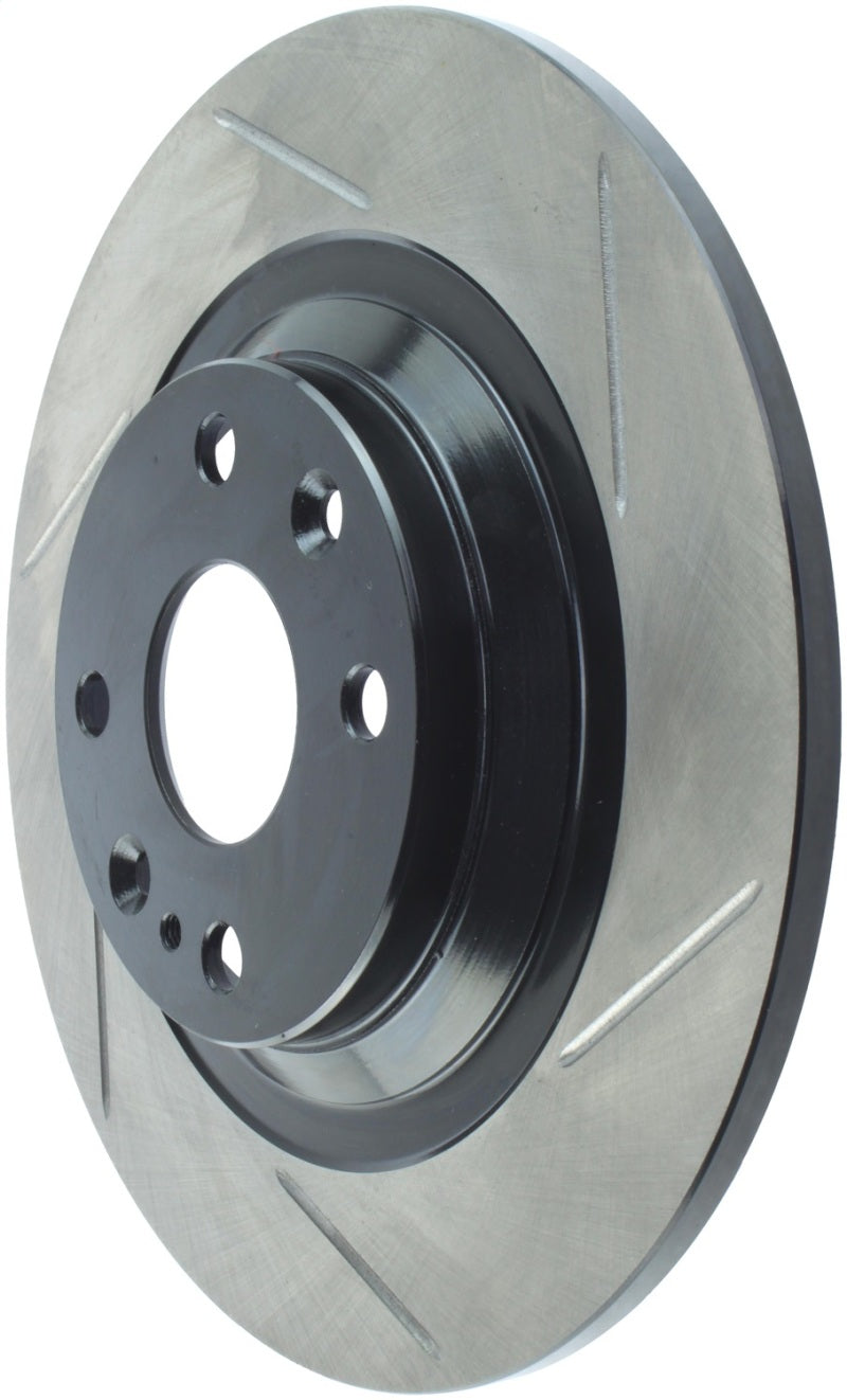 StopTech Power Slot 01-05 Mazda Miata Sport Suspension/Turbo SportStop Slotted Rear Left Rotor - Striker Modified