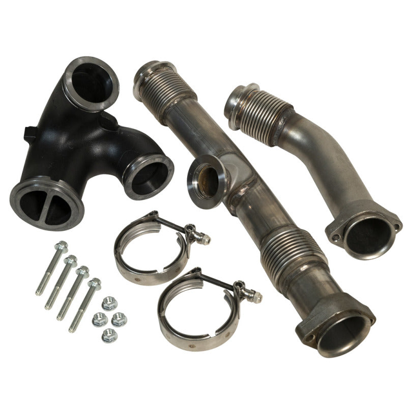 BD Diesel UpPipe Kit - Ford 2004.5-2007 6.0L Powerstroke w/EGR Connector - Striker Modified