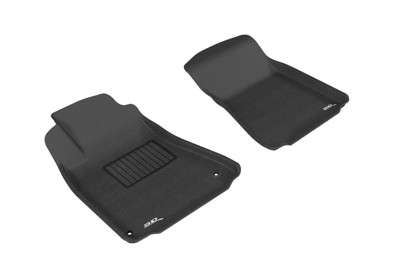 3D MAXpider 2006-2013 Lexus IS Kagu 1st Row Floormat - Black - Striker Modified