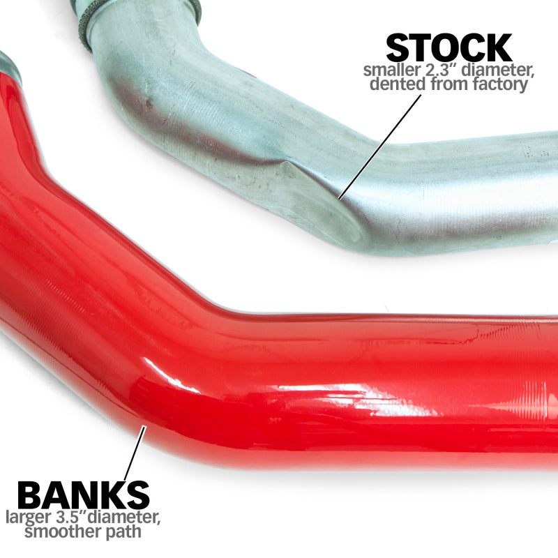 Banks 13-18 Ram 6.7L Diesel Boost Tube System - Driver Side - Striker Modified