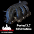 Ported 15-17 3.7L V6 Upper and Lower Intakes - Striker Modified