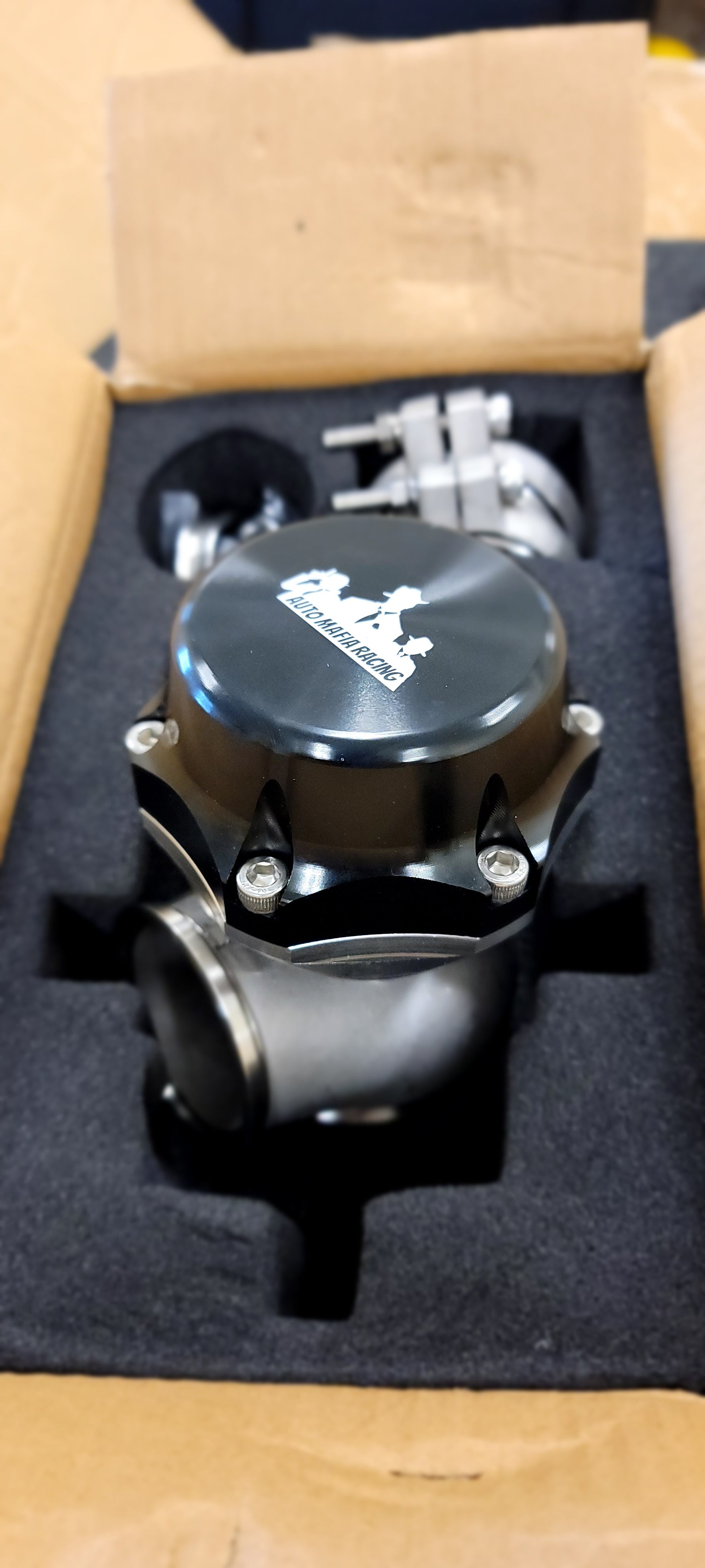 AMR 50mm Turbo Wastegate - Black - Striker Modified