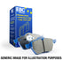 EBC 2015+ Ford Mustang 5.0L (w/Performance Package) Bluestuff Rear Brake Pads - Striker Modified