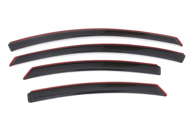 AVS 11-14 Hyundai Sonata Ventvisor In-Channel Front & Rear Window Deflectors 4pc - Smoke - Striker Modified