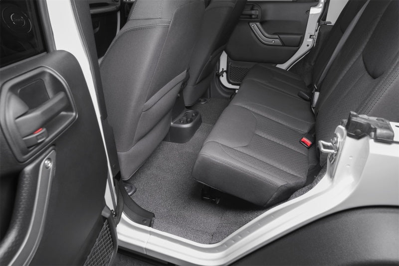 BedRug 07-16 Jeep JK Unlimited 4Dr Front 4pc BedTred Floor Kit (Incl Heat Shields) - Striker Modified