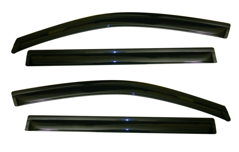 AVS 11-18 Nissan Quest Ventvisor Outside Mount Window Deflectors 4pc - Smoke - Striker Modified