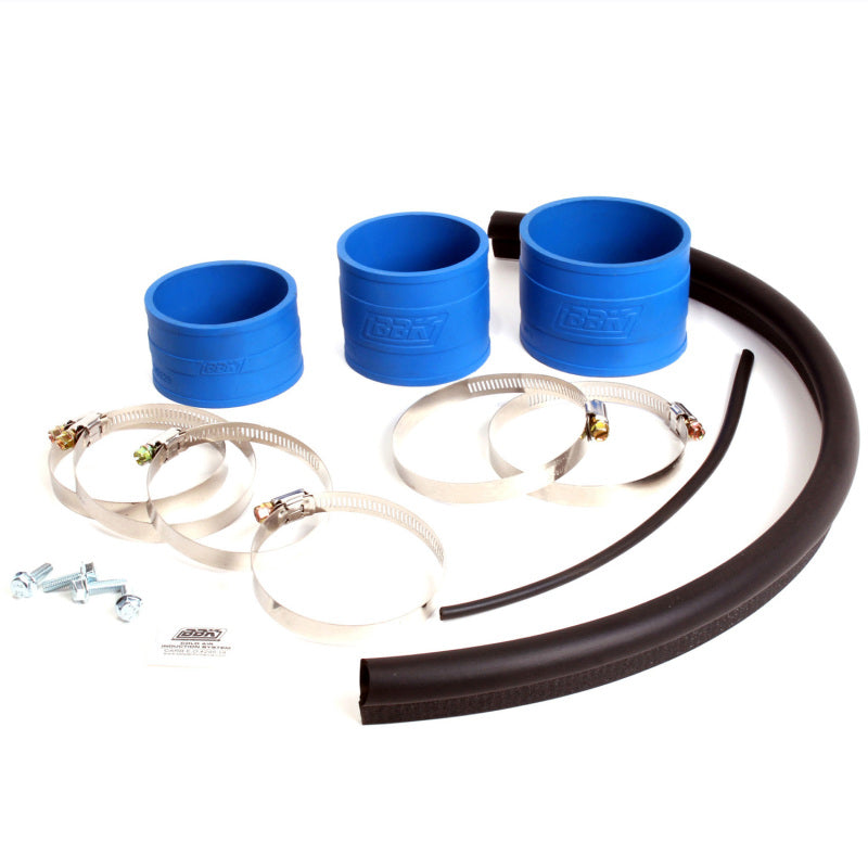 BBK 86-93 Mustang 5.0 Cold Air Intake Kit - Fenderwell Style - Chrome Finish - Striker Modified