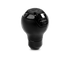 Momo Nero Shift Knob - Tall Black Leather, Black Chrome Insert - Striker Modified