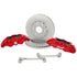 Alcon 2021+ RAM TRX 376x42mm Rotors 6-Piston Red Calipers Front Brake Upgrade Kit - Striker Modified