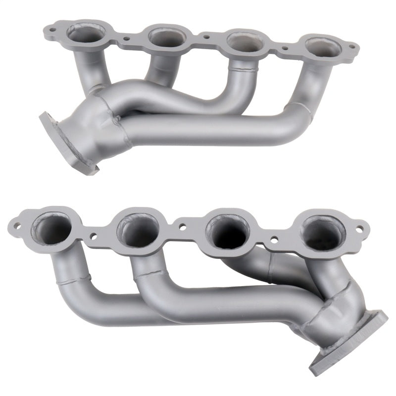 BBK 14-18 GM Truck 5.3/6.2 1 3/4in Shorty Tuned Length Headers - Titanium Ceramic - Striker Modified