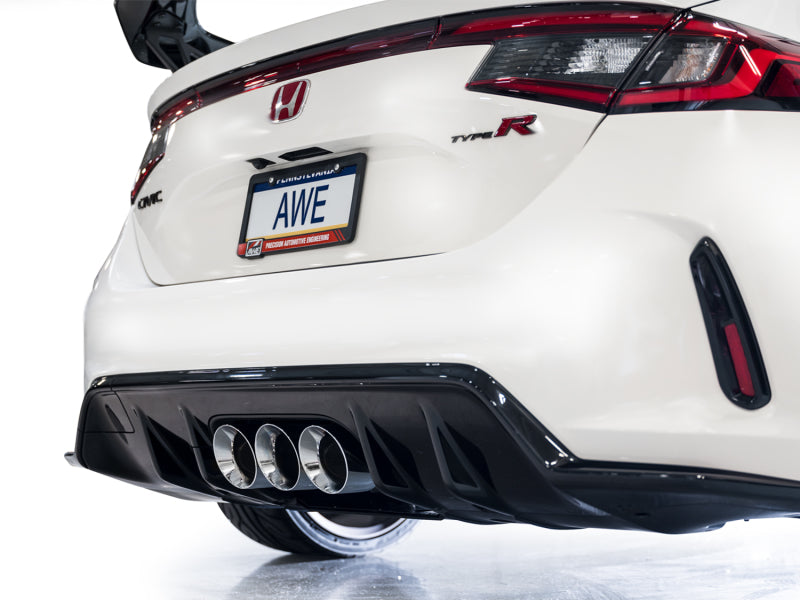 AWE Tuning 2023 Honda Civic Type R FL5 Touring Edition Exhaust w/ Triple Chrome Silver Tips - Striker Modified