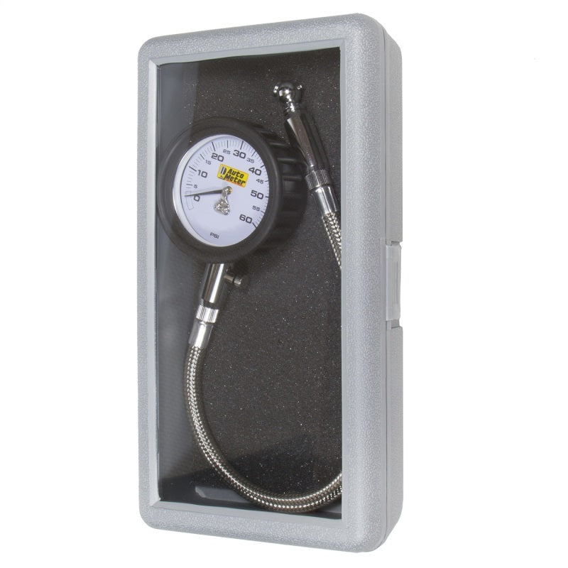 Autometer NASCAR Performance 60PSI Lo-Pressure Tire Pressure Gauge - Striker Modified