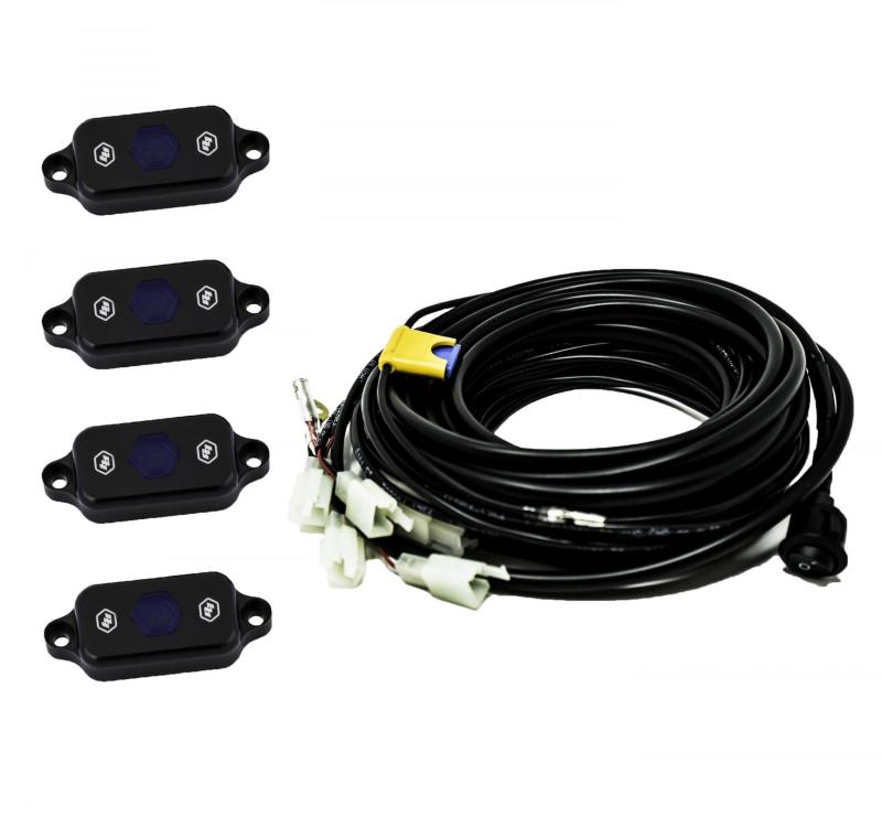 Baja Designs Universal Blue Rock Light Kit - Striker Modified
