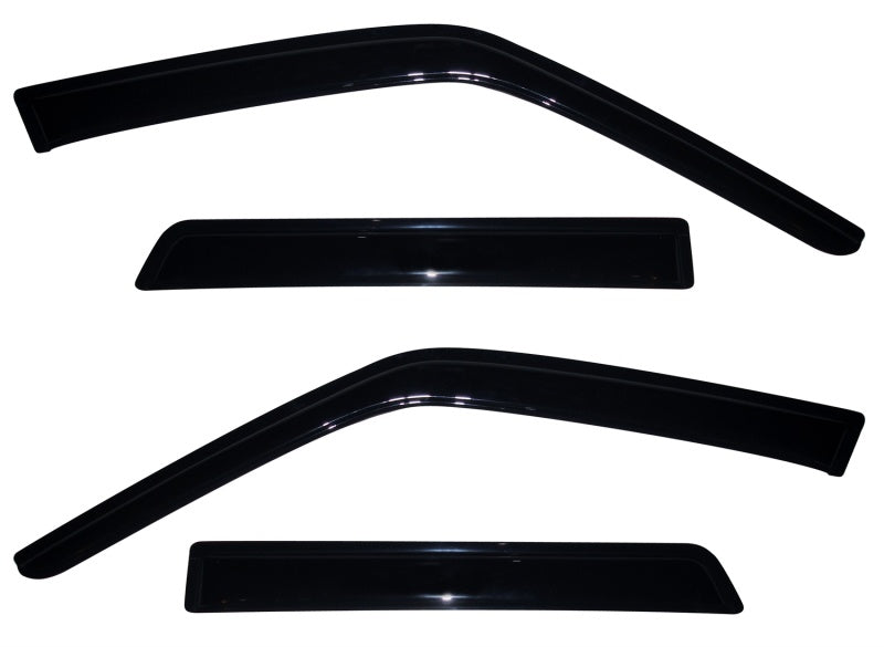 AVS 10-18 Nissan Juke Ventvisor Outside Mount Window Deflectors 4pc - Smoke - Striker Modified