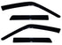 AVS 10-18 Nissan Juke Ventvisor Outside Mount Window Deflectors 4pc - Smoke - Striker Modified
