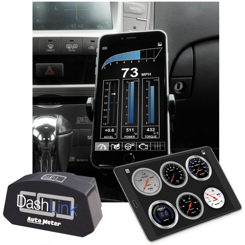 Autometer OBD-II Wireless Data Module Bluetooth DashLink for Apple IOS & Andriod Devices - Striker Modified