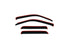 AVS 98-01 GMC Envoy Ventvisor In-Channel Front & Rear Window Deflectors 4pc - Smoke - Striker Modified