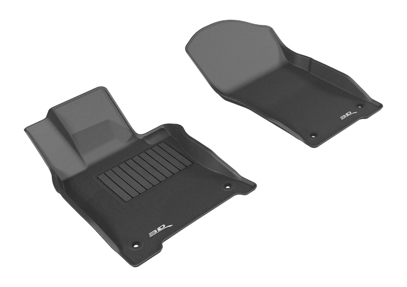 3D MAXpider 2014-2017 Infiniti Q50 Kagu 1st Row Floormat - Black - Striker Modified